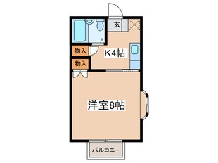 トヒロアパ－トの物件間取画像